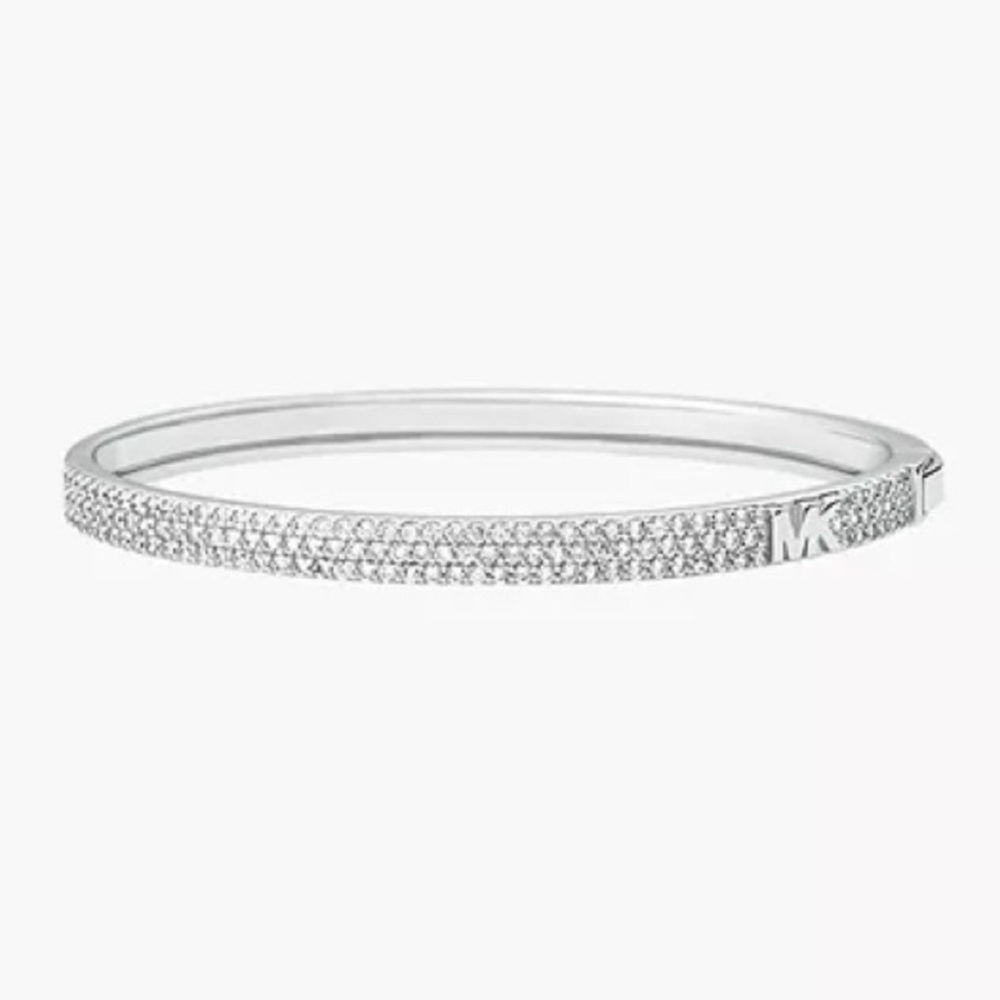 Michael Kors Sterling Silver Pavé Bracelet